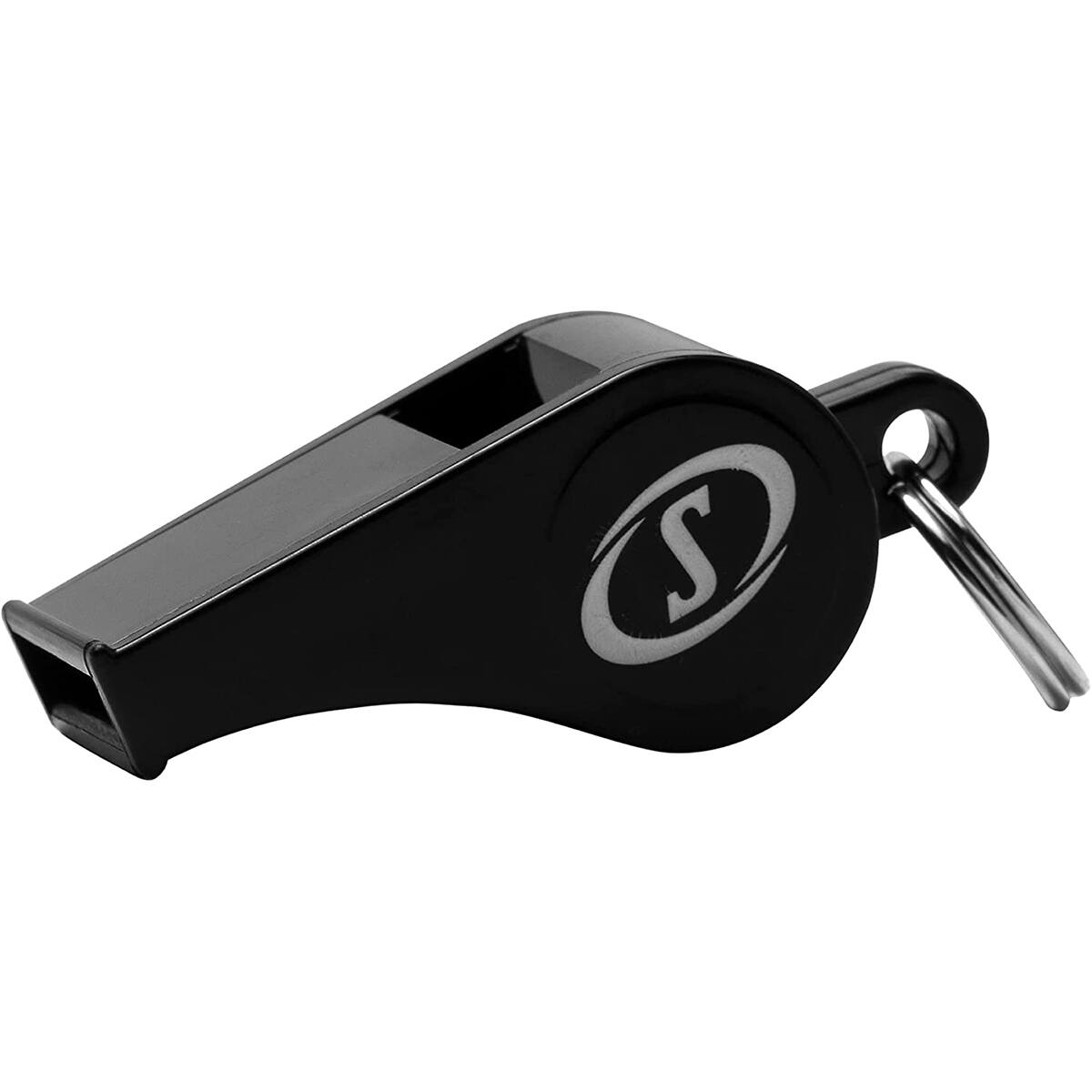 Alt View 2. Spalding - Spalding Plastic Whistle with Lanyard 2-Pack - Black - Black.