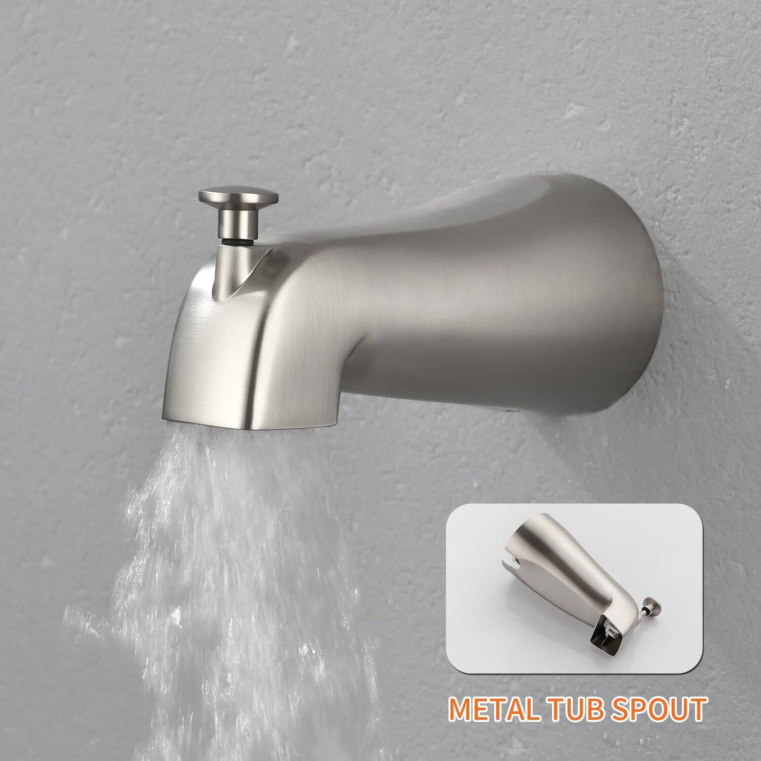 METAL TUB SPOUT