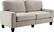 Alt View 13. Serta - Palisades Modern 3-Seat - Straight Arm - Fabric Sofa - 73" - Light Gray.
