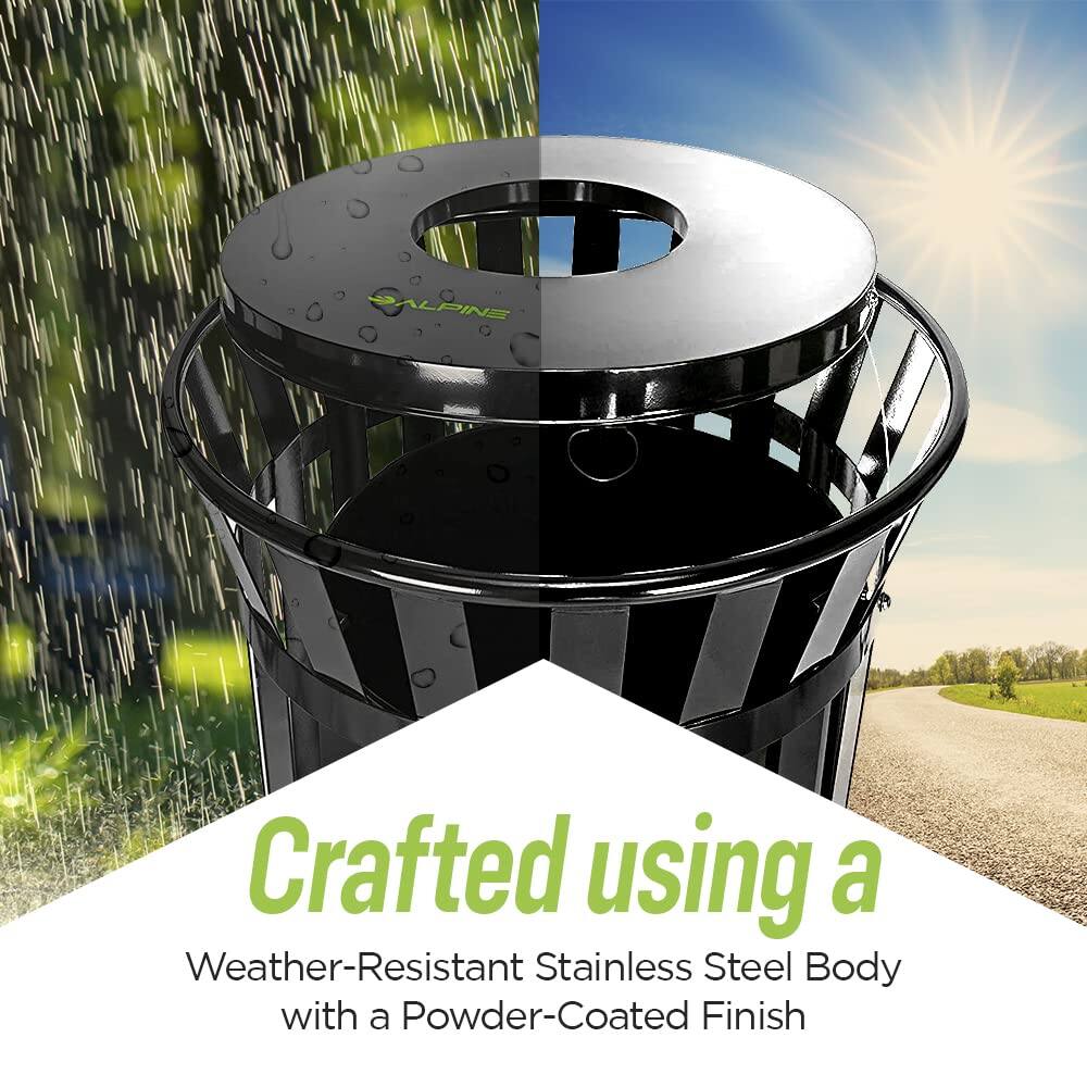 ALPINS Crafted using a Weather-Resistant Stainless Steel Body with a Powder-Coated Finish