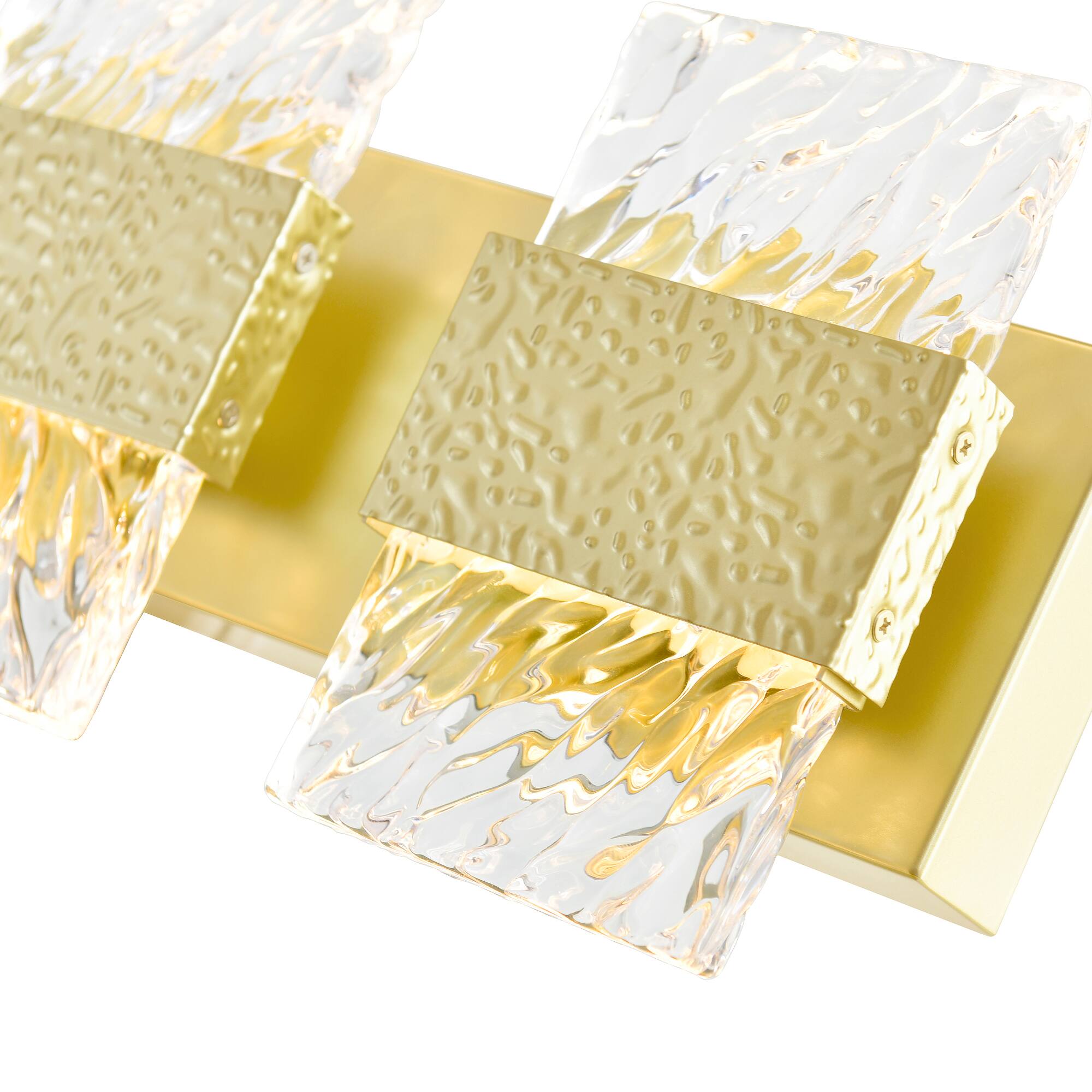Alt View 1. CWI Lighting - Carolina LED Wall Sconce With Gold Leaf Finish - Gold Leaf.