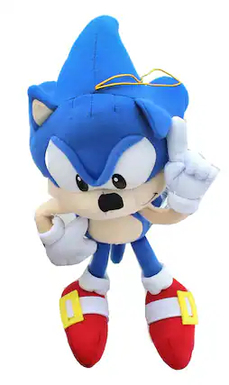 Front. Great Eastern - Sonic the Hedgehog 9 Inch Collectible Plush - Blue.