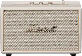 Marshall - Acton IV Bluetooth Home Speaker with Volume / Bass / Treble Controls and 3.5 mm Auxilary / RCA Inputs - Cream