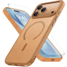 Kitcheniva - Frosted Shockproof Phone Cover For iPhone 17 Pro Max - Dessert Gold