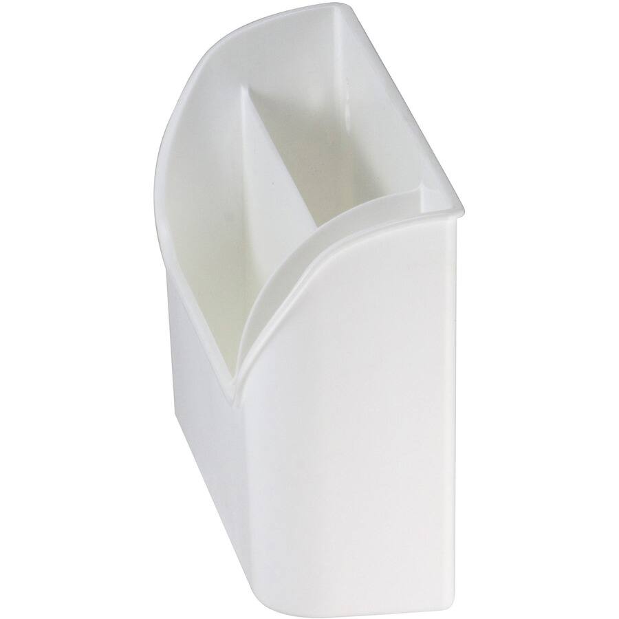 Angle. Officemate - Officemate MagnetPlus Magnetic Organizer - 4.76" Height x 8" Width x 2.48" Depth - Magnetic - White - 1 Each.
