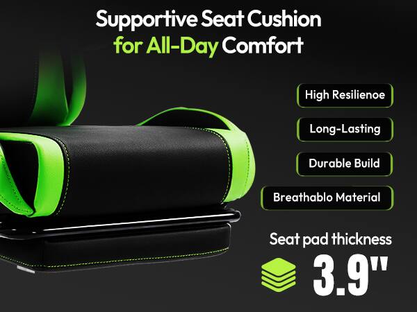 Supportive Seat Cushion for All-Day Comfort

- High Resilience
- Long-Lasting
- Durable Build
- Breathable Material
- Seat pad thickness 3.9"