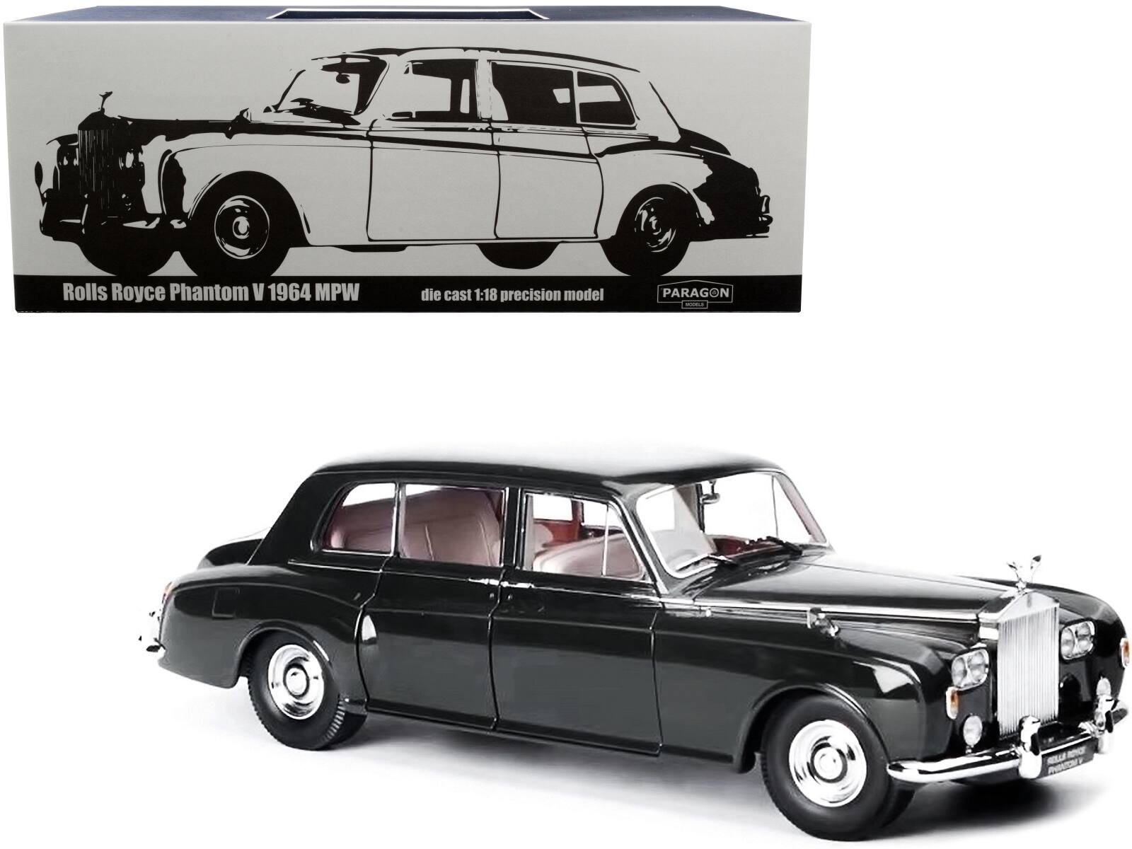 Rolls Royce Phantom V 1964 MPW die cast 1:18 precision model PARAGON