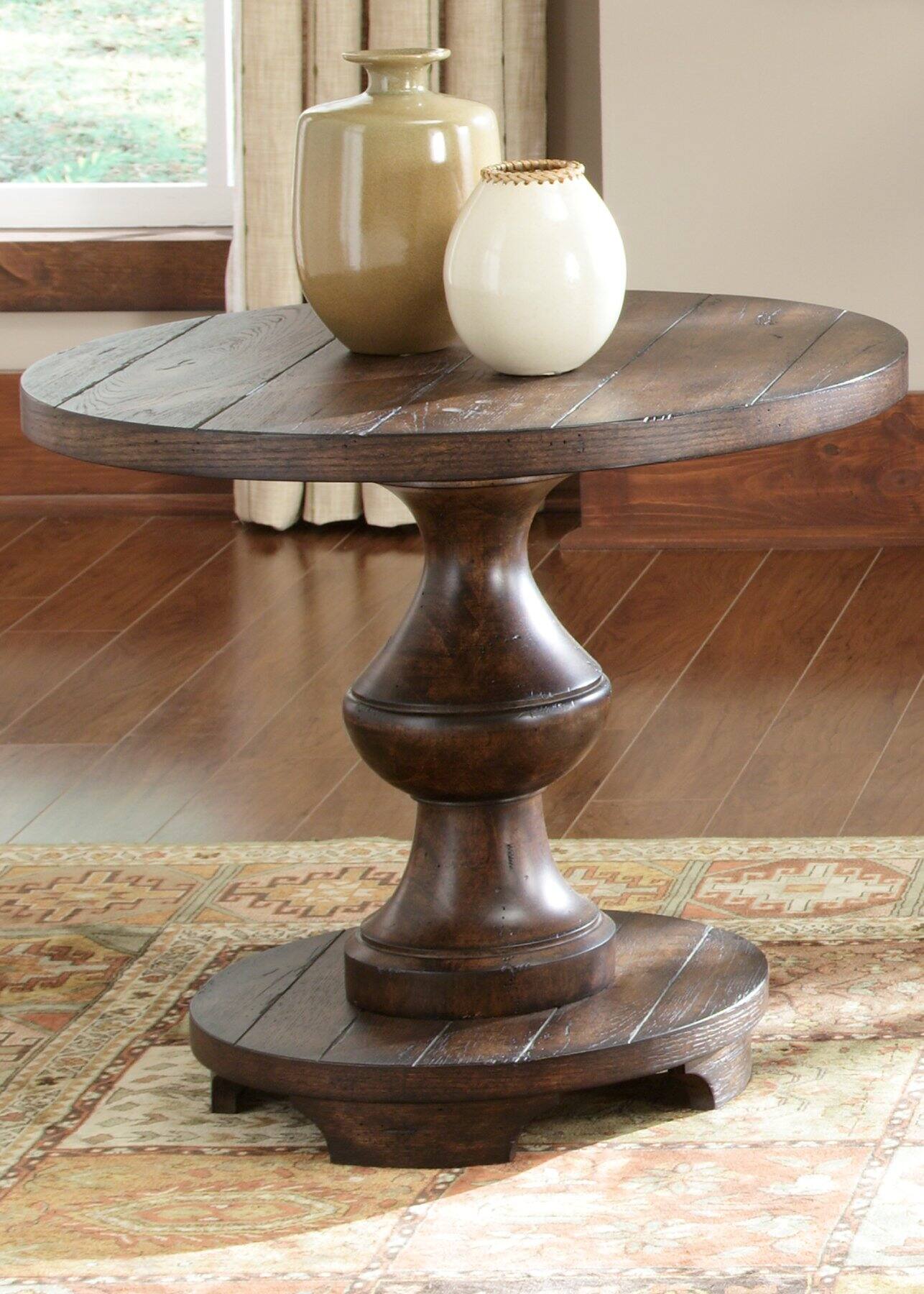Angle. Liberty Furniture Industries - Sedona End Table in Kona Brown - Brown.