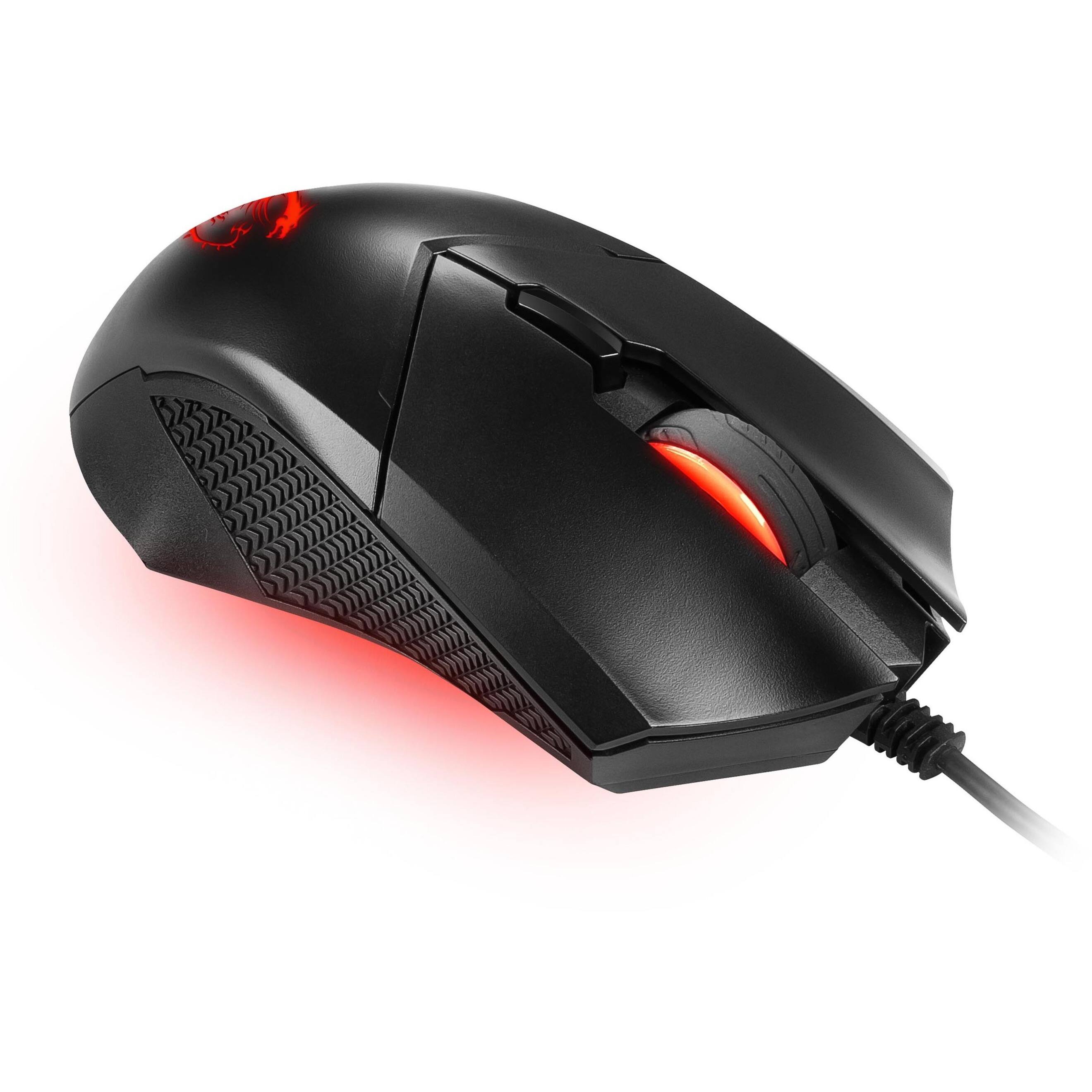 Alt View 22. MSI - Clutch GM08 Wired Optical Gaming Mouse - Black.