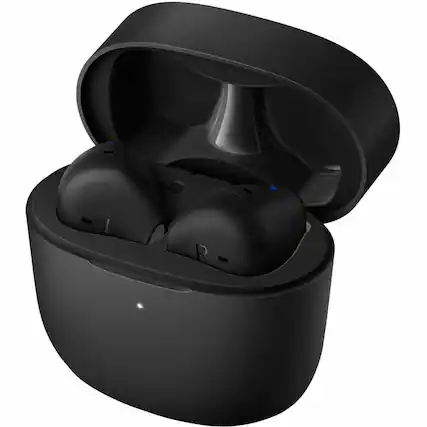 Front. Philips - TAT2236BK True Wireless Earbuds - Black.