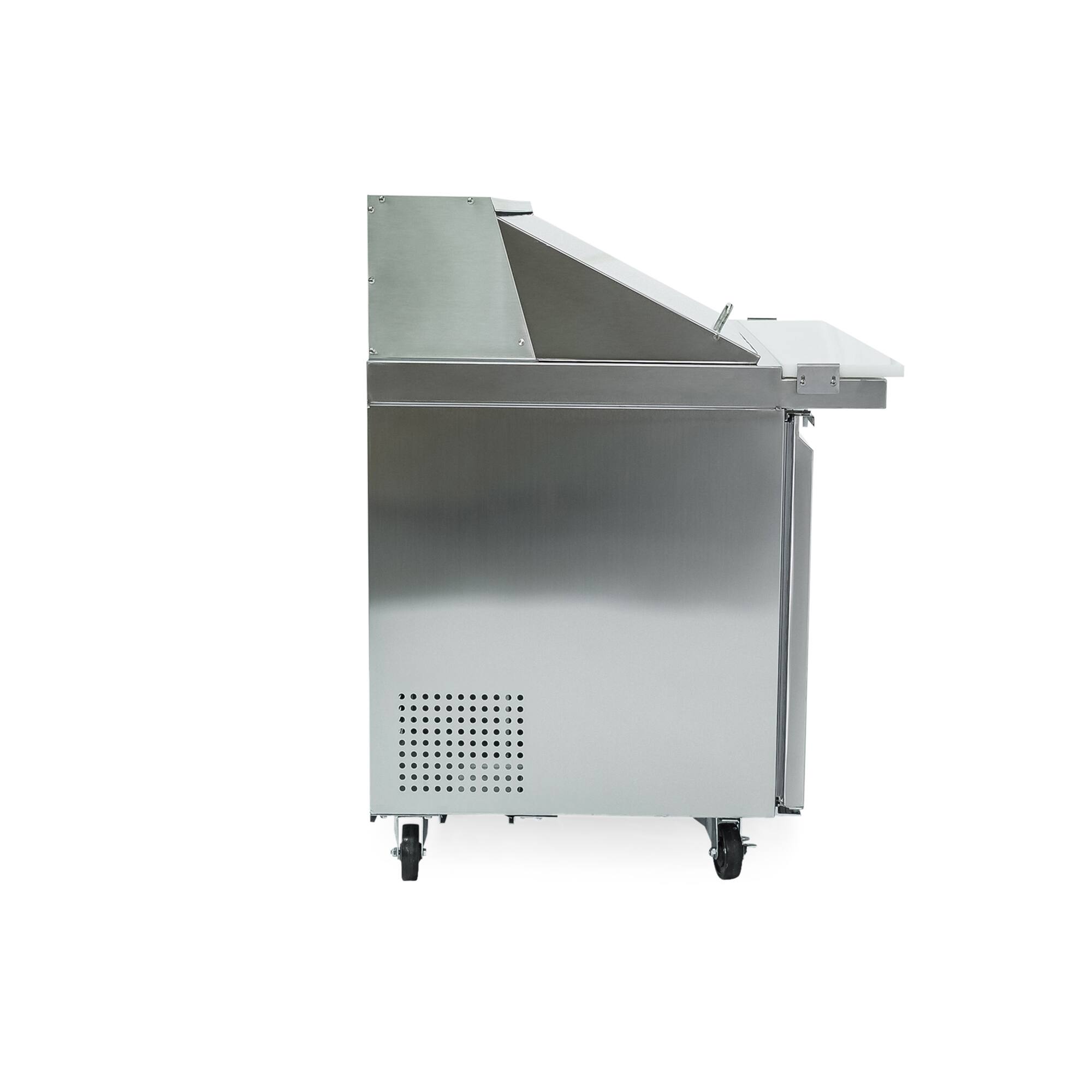Alt View 1. Magic Chef - Commercial 15 cu. ft. Refrigerator in Stainless Steel - Stainless Steel.