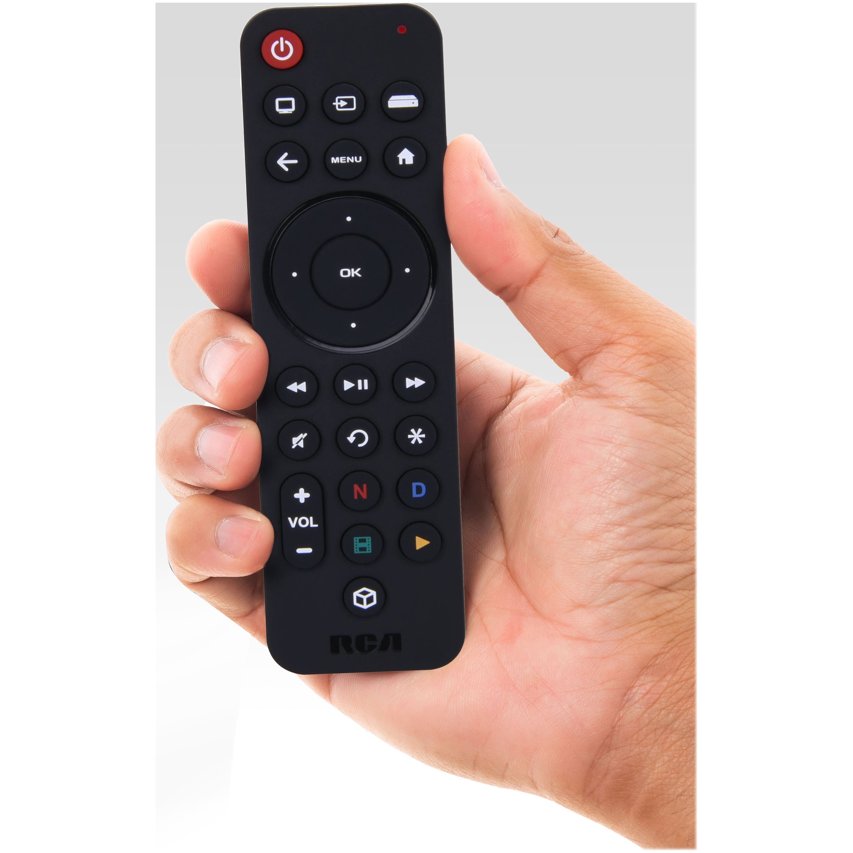 Alt View 17. RCA - Rechargeable 3-Device Universal Remote - Black.