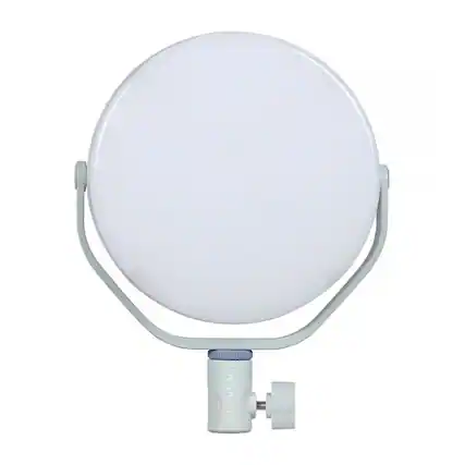 Front. NANLITE - Nanlite Miro 30c RGB Round LED Light Panel (Mint Blue).
