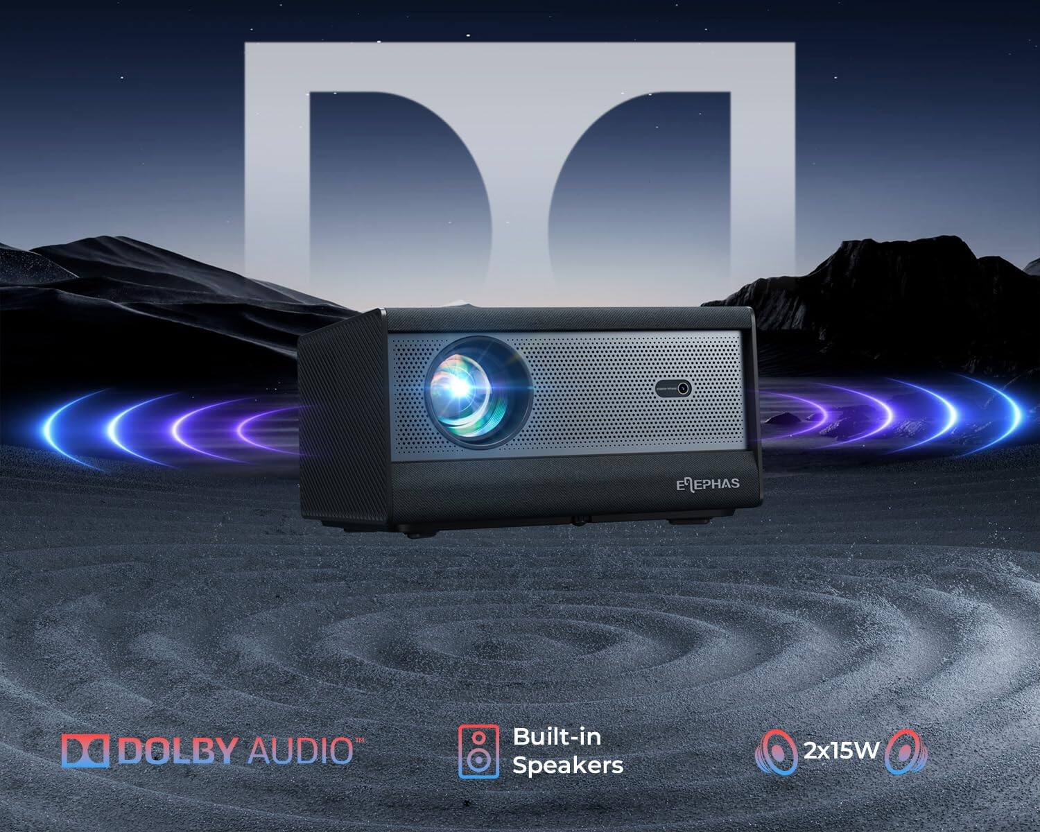 E-EPHAS, DOLBY AUDIO, Built-in Speakers, 2x15W