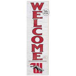 Jardine - Wittenberg University Tigers 10'' x 35'' Indoor/Outdoor Welcome Sign - White