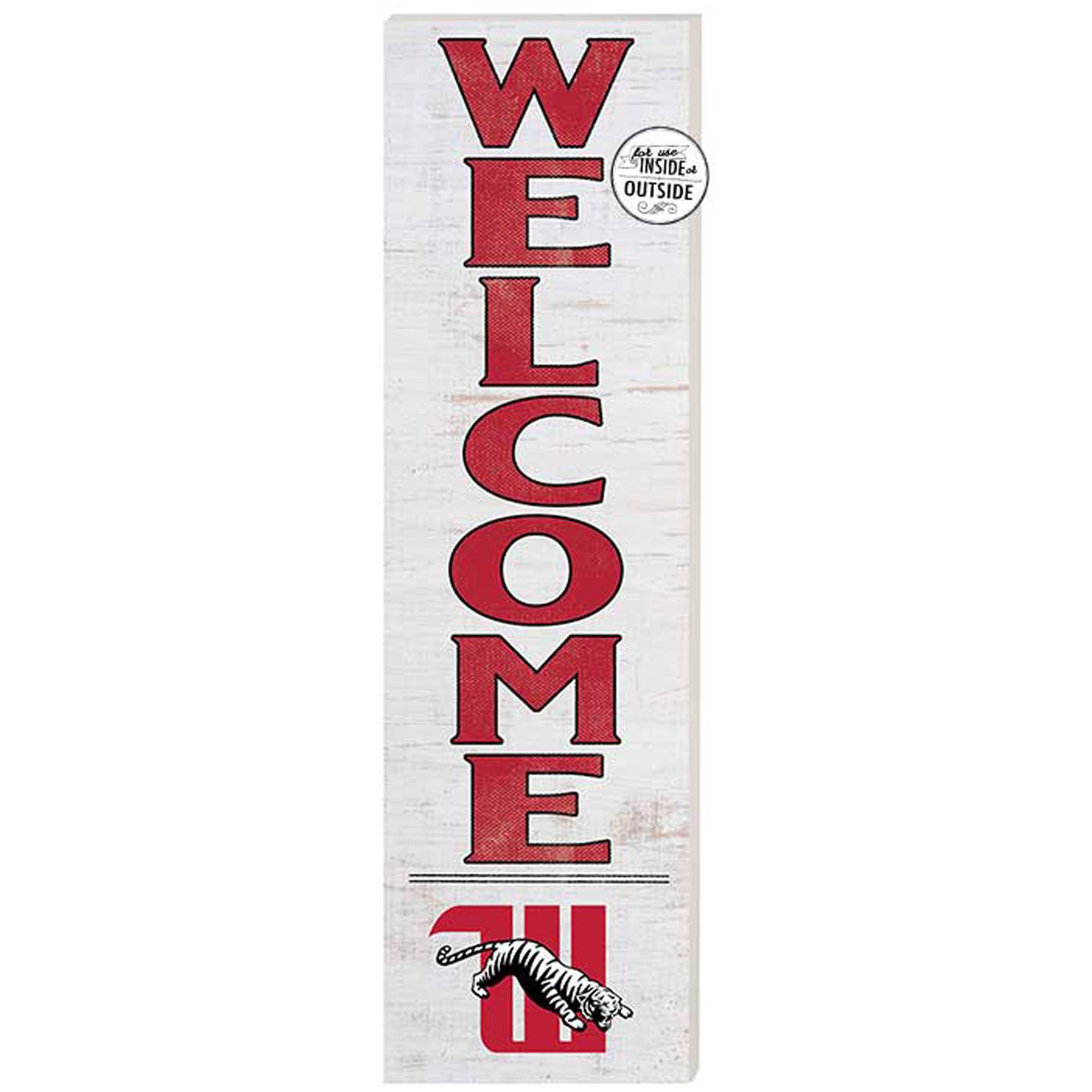 Wittenberg University Tigers 10'' x 35'' Indoor/Outdoor Welcome Sign