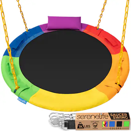 serenelife SAUCER SWING
SAFE STEEL
1K LBS MAXIMUM
FRAME COLORS