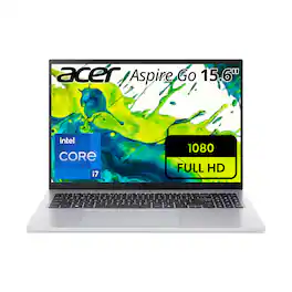 Acer - Aspire Go 15.6" Laptop – Intel Core i7 13620H 16GB RAM 512GB SSD Windows 11 Home - Silver