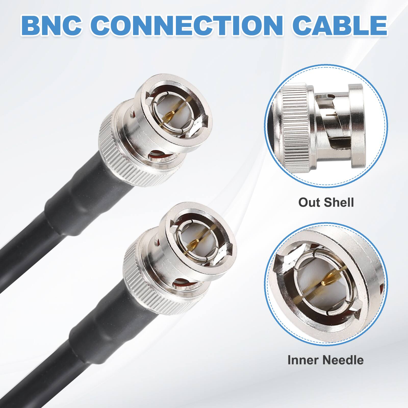 BNC CONNECTION CABLE

Out Shell

Inner Needle