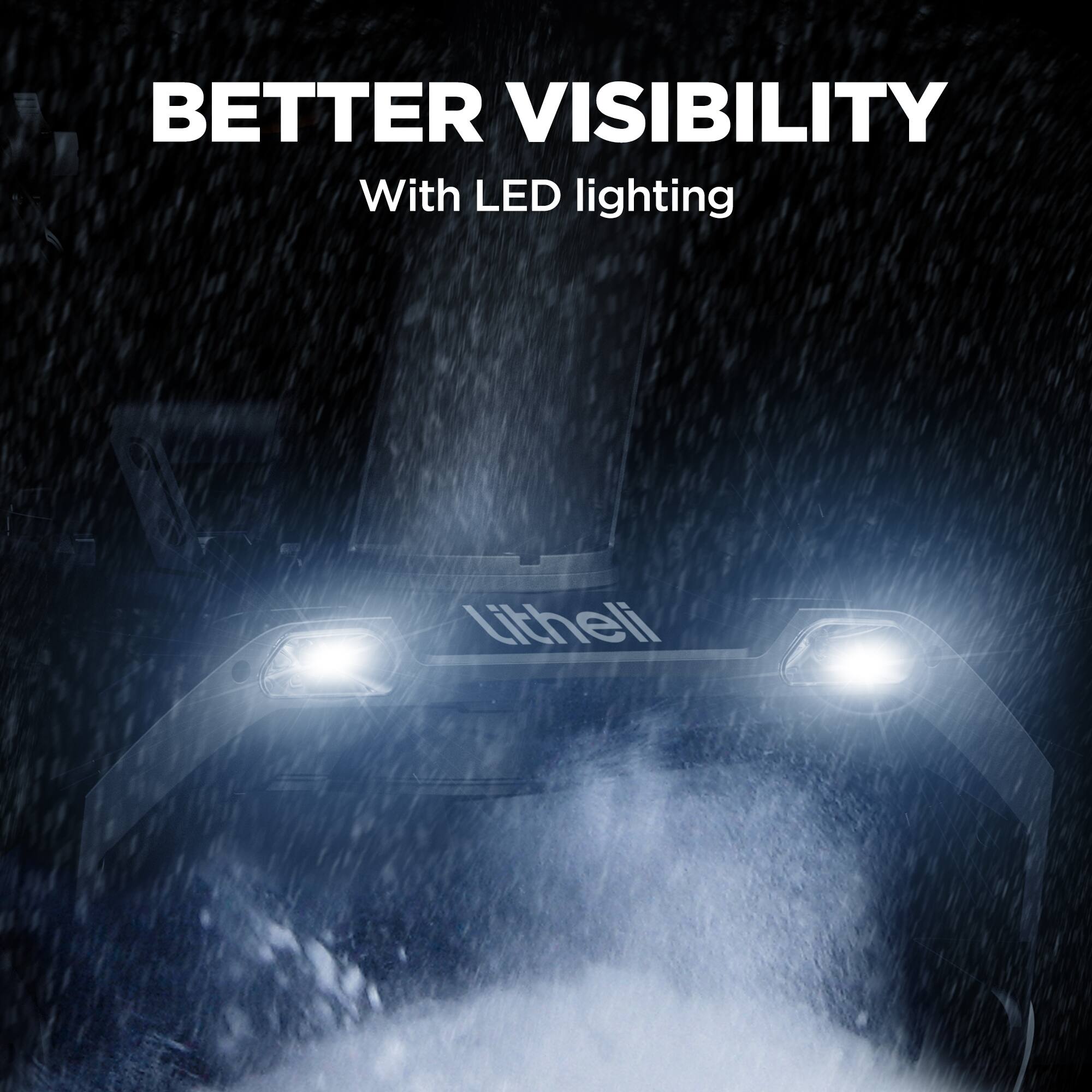 BETTER VISIBILITY
With LED lighting
Litheli