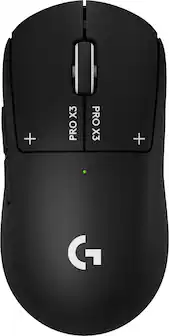 Logitech - G PRO X3 SUPERSTRIKE Wireless Gaming Mouse, Ultra-Lightweight with Programmable Buttons for PC, Mac - Wireless - Black