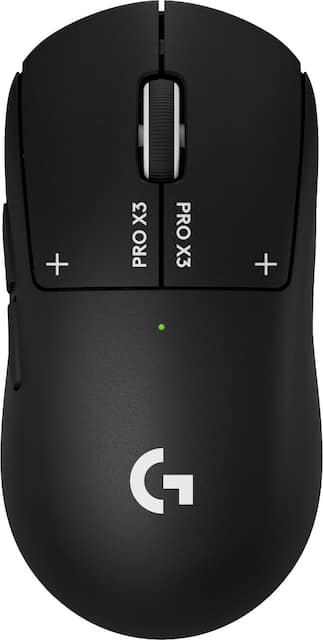 Logitech - G PRO X3 SUPERSTRIKE Wireless Gaming Mouse, Ultra-Lightweight with Programmable Buttons for PC, Mac - Wireless - Black