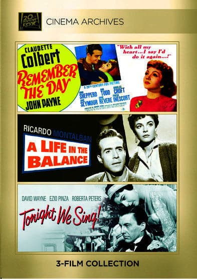 Remember The Day; A Life In The Balance; Tonight We Sing-DVD