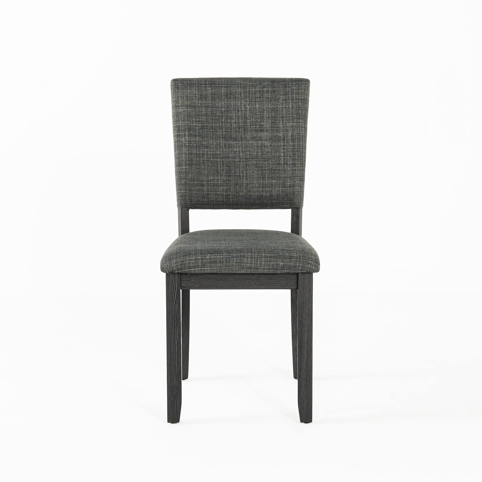 Alt View 2. Vaczon - Set of 4 Transitional Upholstered Side Chairs Comfortable Dining or Accent Chairs for Kitchen Living Room and Office - Gray.