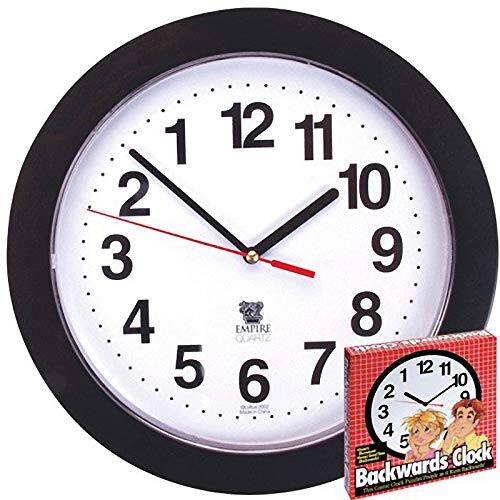 1 12 11 2 10 3 9 4 EMPIRE 8 QUARTZ 5 6 7 1 12 11 10 2 3 4 5 Backwards Clock