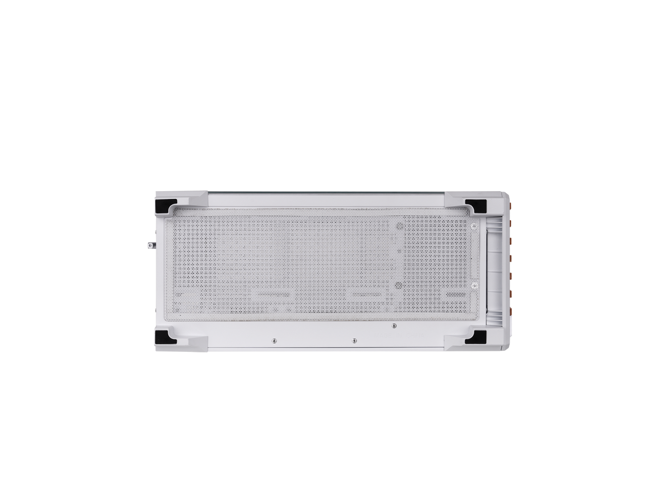 Alt View 7. Thermaltake - Thermaltake TR300 WS; 6.0" LCD; Wood Trim; Mid Tower; 1x120mm Fan; ATX/mATX/mITX; 360mm Rad; 410mm GPU; Snow - Snow.
