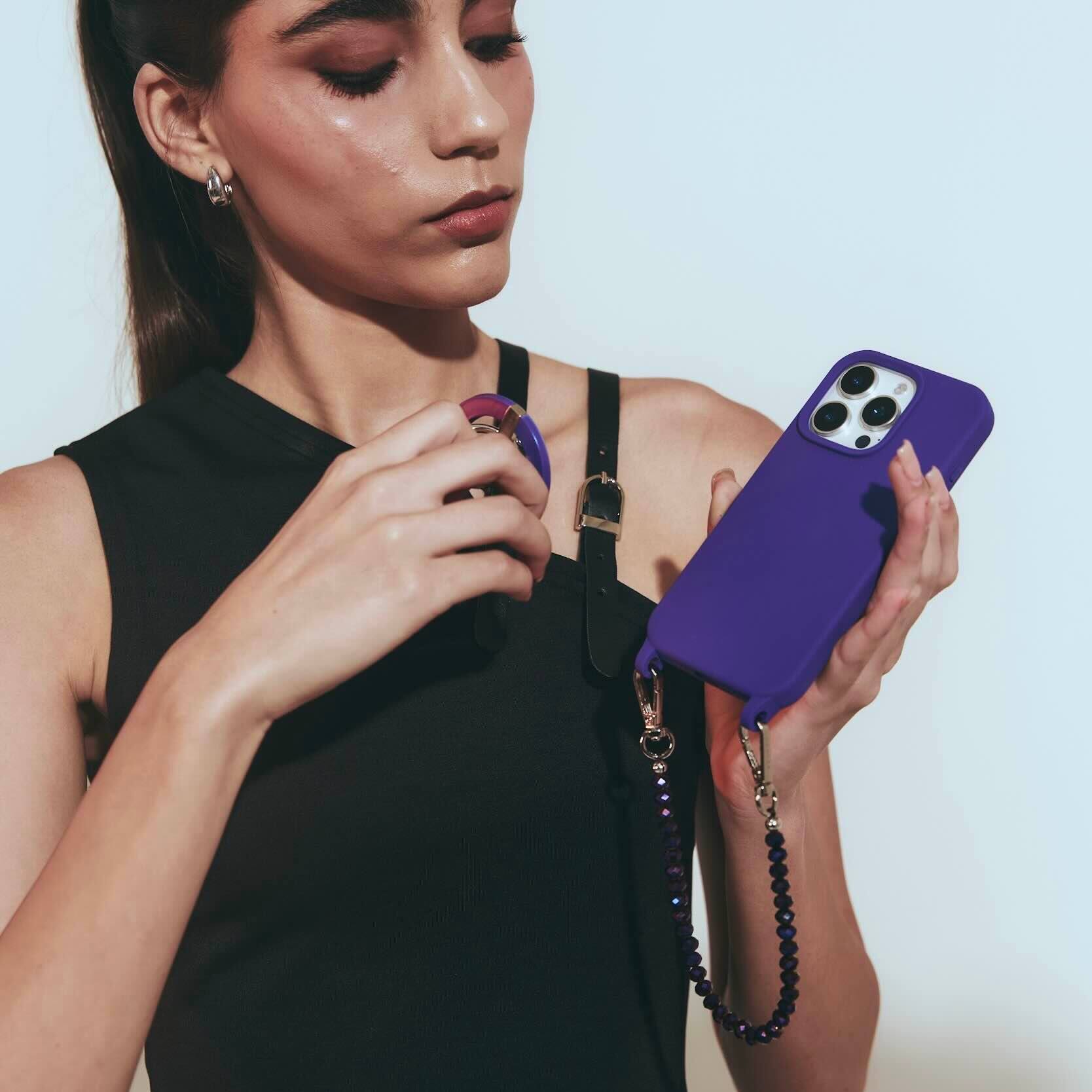Alt View 1. Cordée Cases - 07 Phone Chain Set - Ultraviolet.
