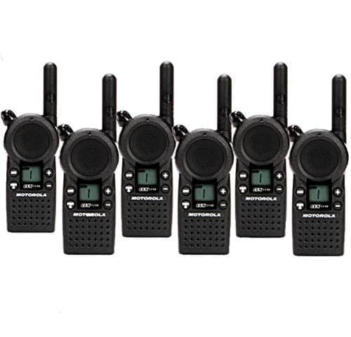 6 x Motorola CLS1110 Two Way Radio Walkie Talkies - Black price history on PriceWatchPro