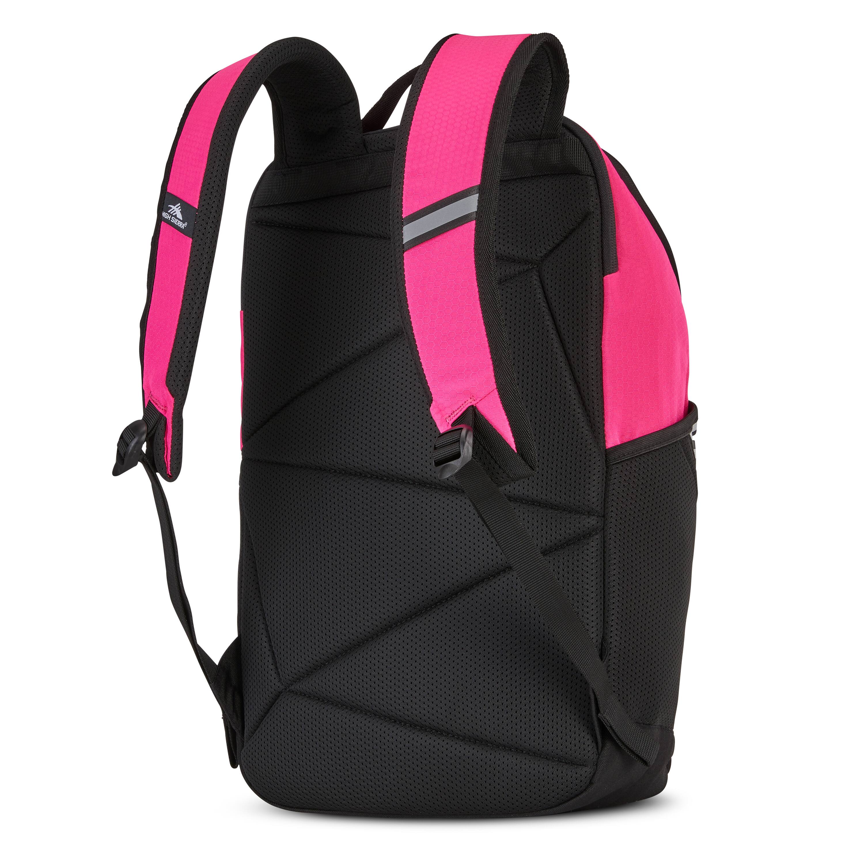 Left. High Sierra - BTS 2020 Swoop SG Backpack - Flamingo / Black.