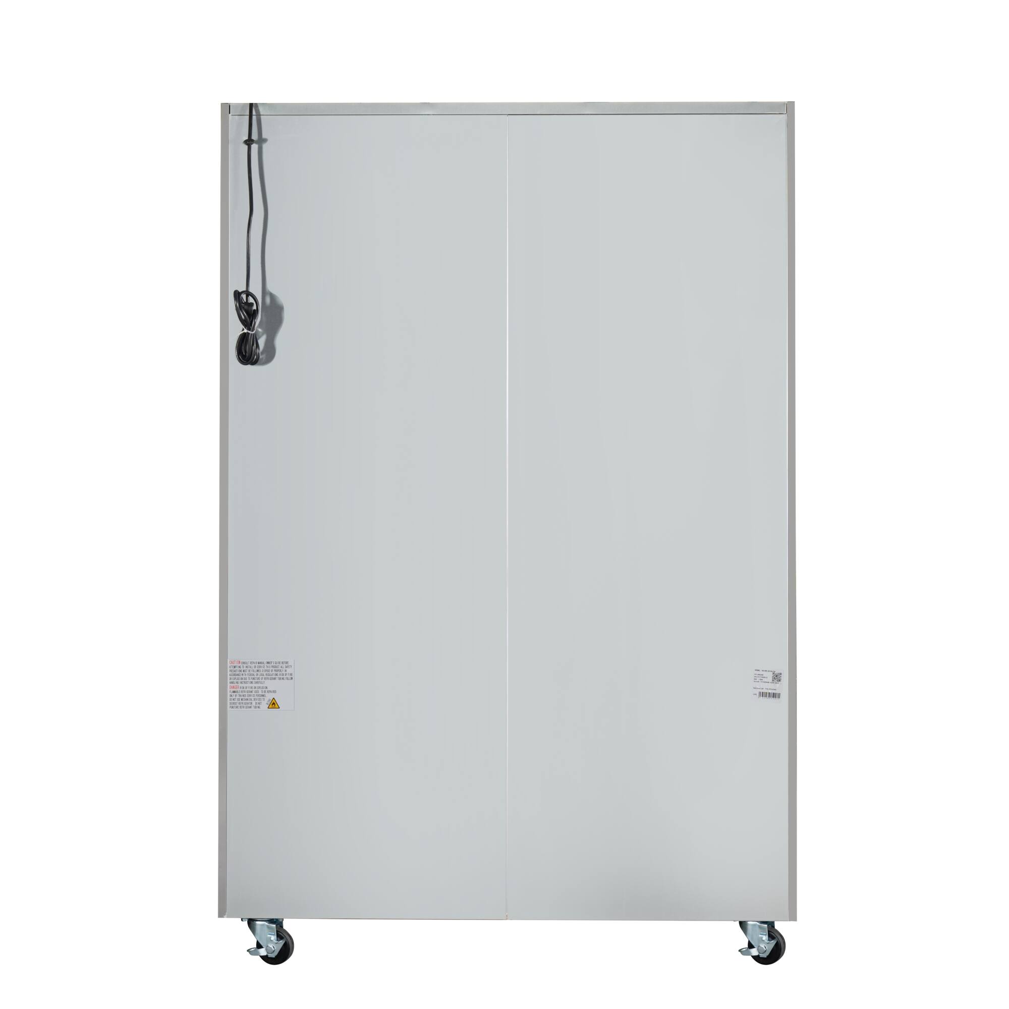 Alt View 9. Koolmore - 54 in. Two-Door Commercial Reach-In Refrigerator with Top-Mounted Compressor, 49 cu. ft. in Stainless-Steel - Stainless steel.