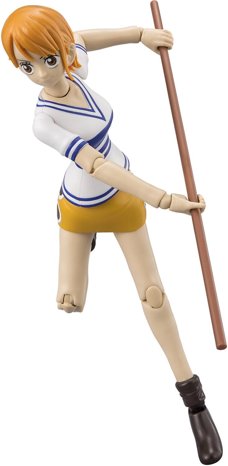 Alt View 2. Bandai - One Piece - Anime Heroes - Nami (East Blue) Action Figure   - COLLECTIBLES - Multicolor.