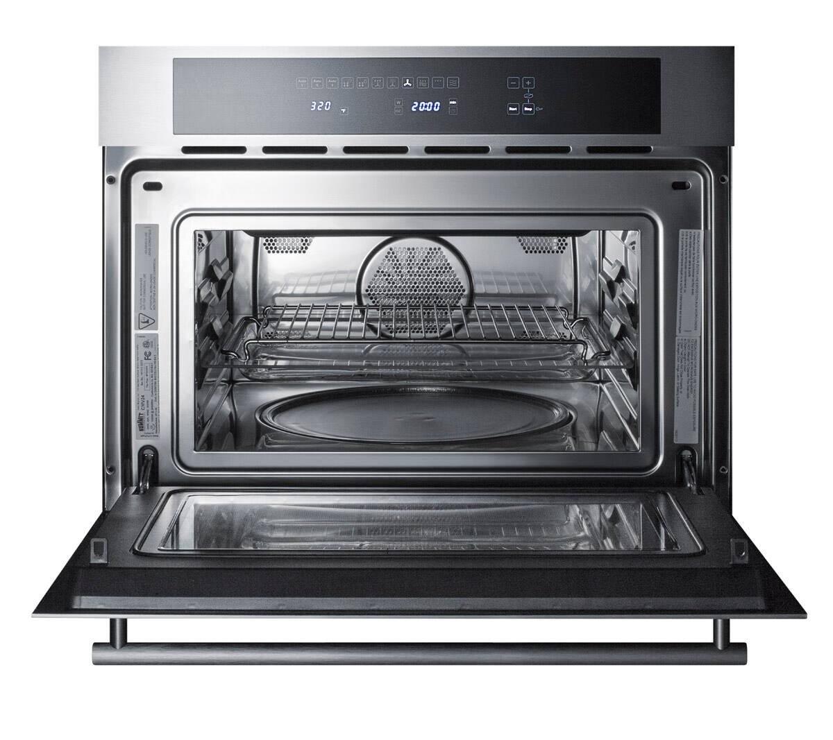 Alt View 11. Summit Appliance - 24" Wide Electric Speed Oven.