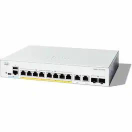 Cisco Consumer Products - Cisco Catalyst C1300-8P-E-2G Ethernet Switch - 8 Ports - Manageable - Gigabit Ethernet - 10/100/1000Base-T, 1000Base-X - Unknown
