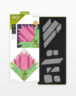 AccuQuilt - Lotus Block-10†Finished Die With Mat - Multicolor