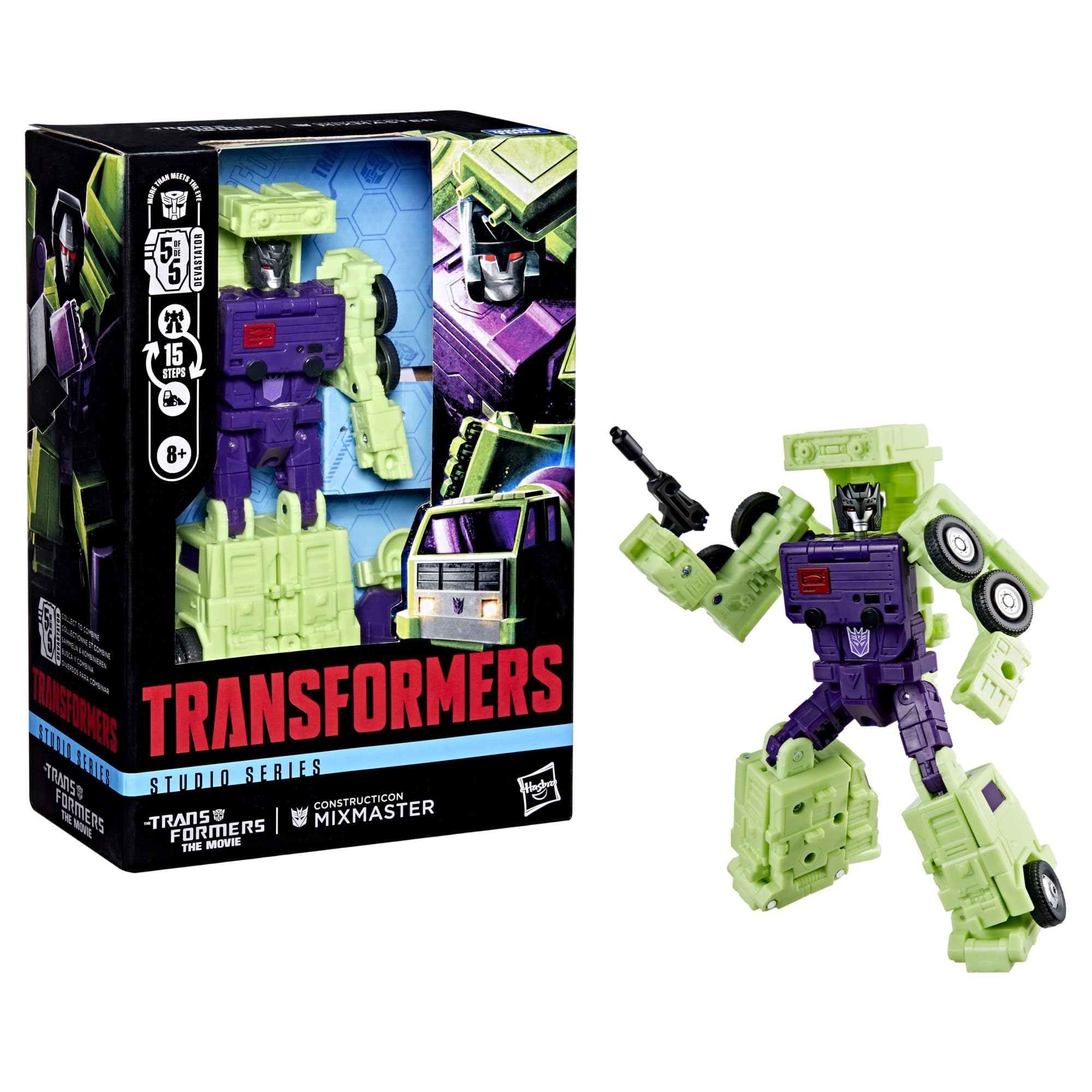 TRANSFORMERS  
STUDIO SERIES  
TRANSFORMERS THE MOVIE  
CONSTRUCTION  
MIXMASTER