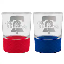 Great American Products - 14oz. Commissioner Rocks Glass Two-Piece Set - Multicolor