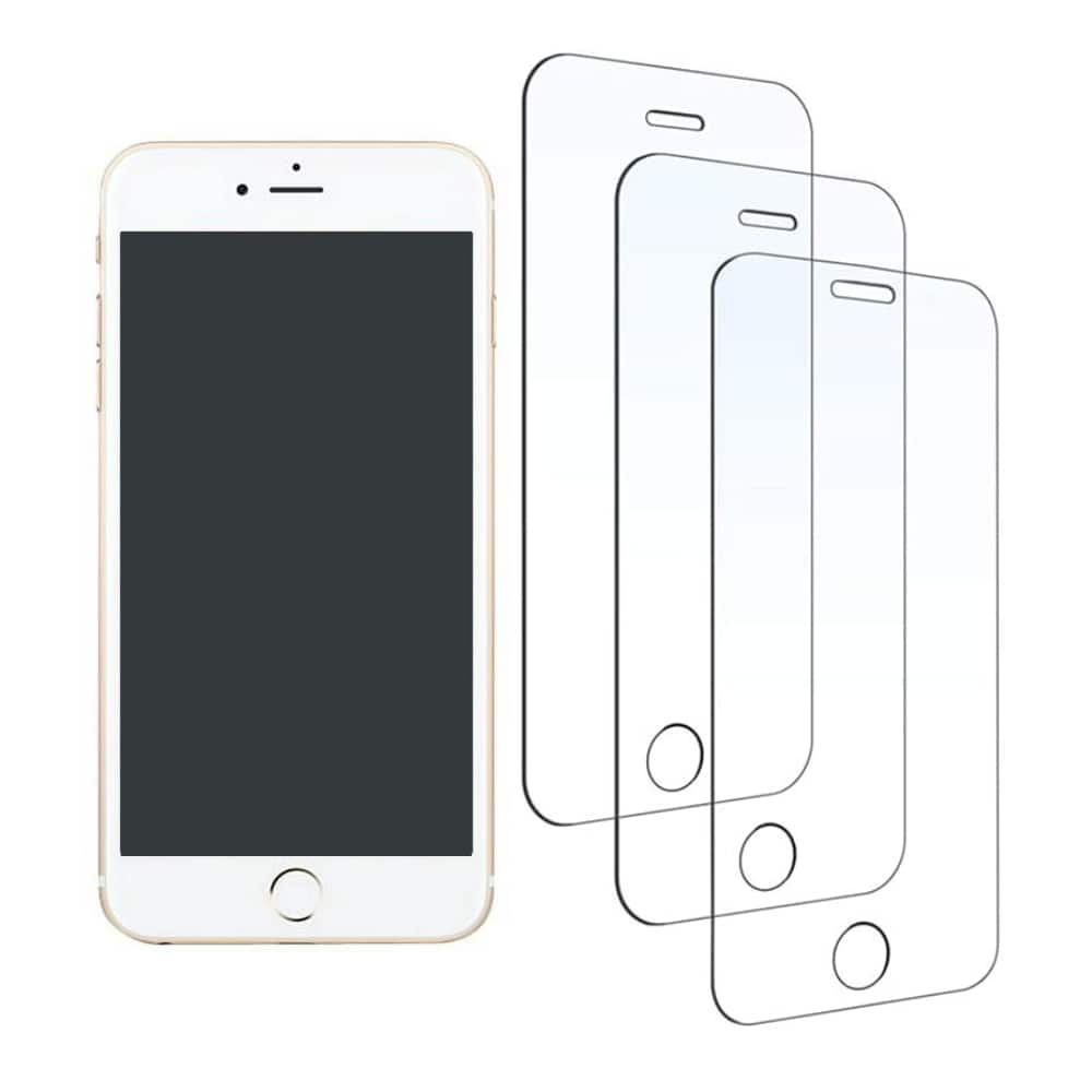 Qixxronics - 3x iPhone 8 / iPhone 7 Screen Protector Glass, Tempered Glass Screen Protector For Apple iPhone 8 / iPhone 7 [4.7"inch] - Clear