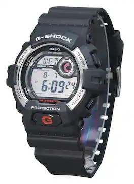 Casio - G-Shock Digital Resin Strap Quartz G-8900S-1 200M Men's Watch - Black