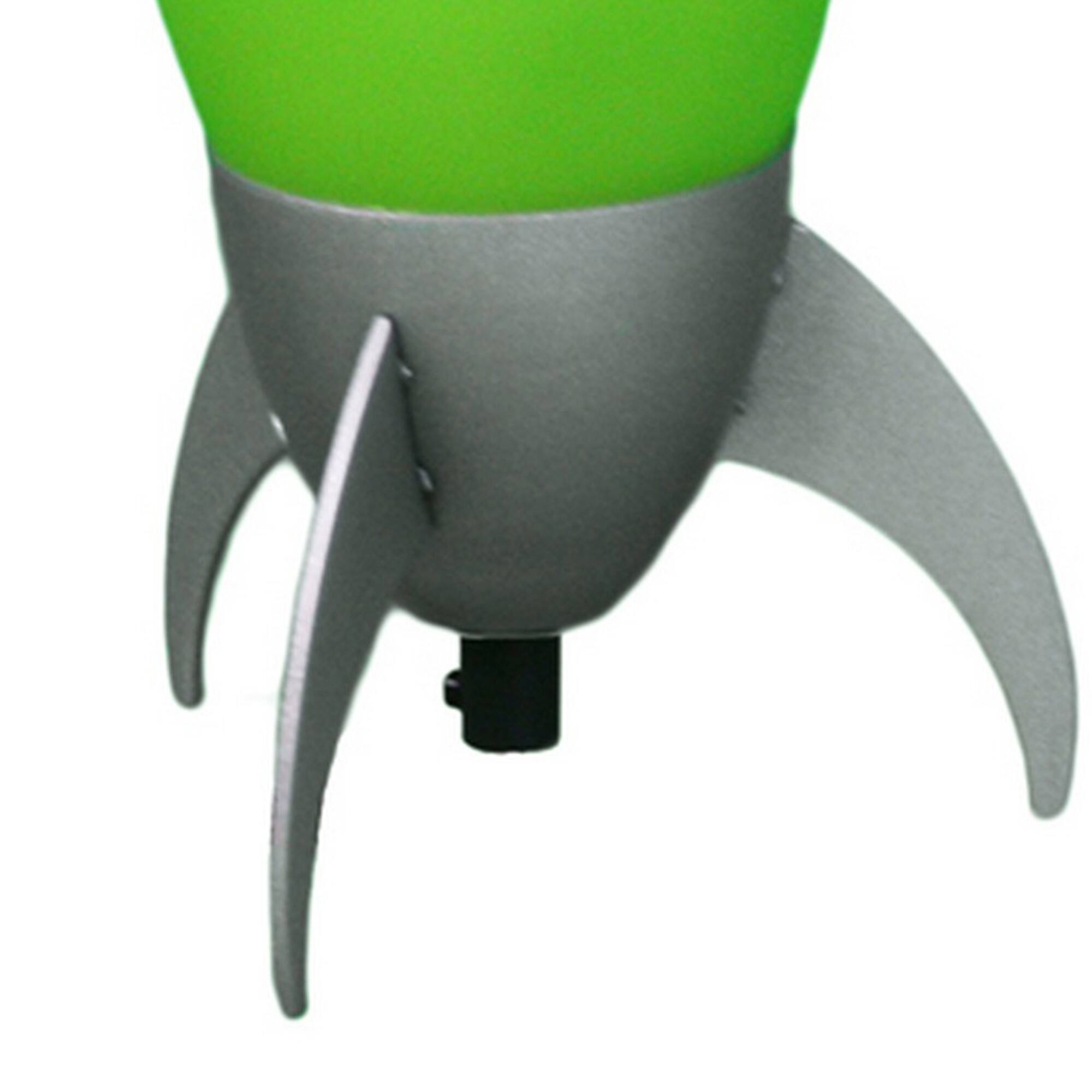 Manhattan Lane Kid Table Lamp with Rocket Design Silhouette Green ...