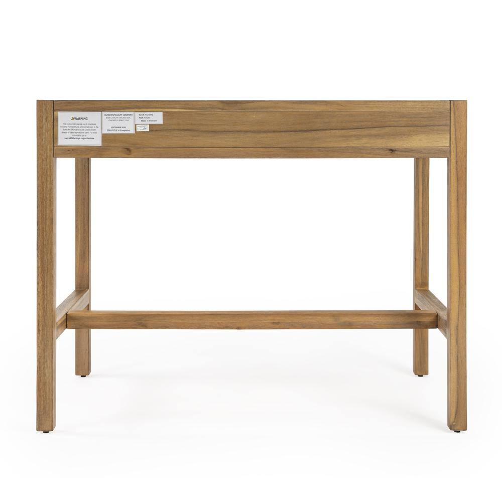 Left. Butler Specialty - Lark Natural Wood Desk - Light Brown.