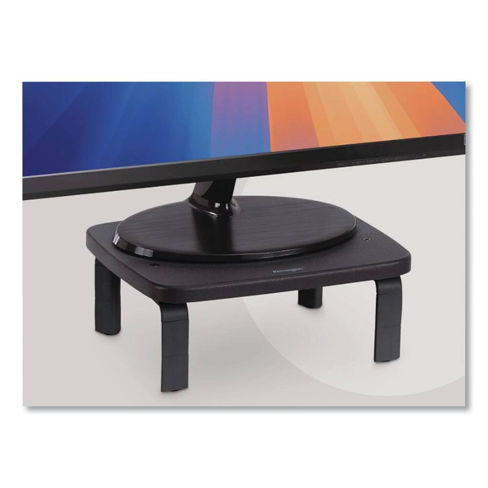 Angle. Kensington - Kensington K52785WW 12.25 in. x 2.25 in. x 1.75 in. to 4.75 in. SmartFit Monitor Stands Supports 40 lbs. - Black.