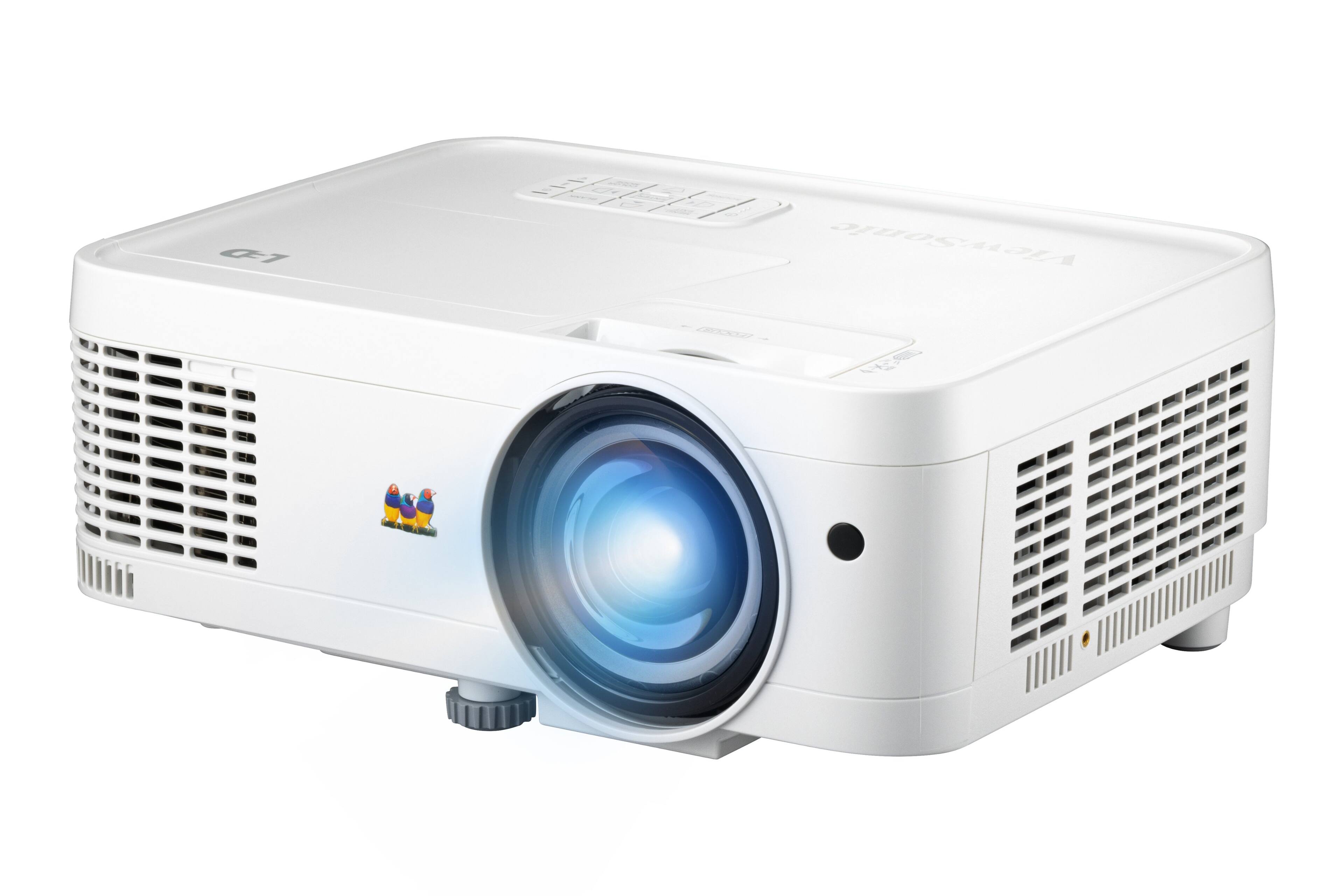 Angle. ViewSonic - LS560WH 3000 ANSI Lumens WXGA Short Throw LED Business/Education Projector - White.