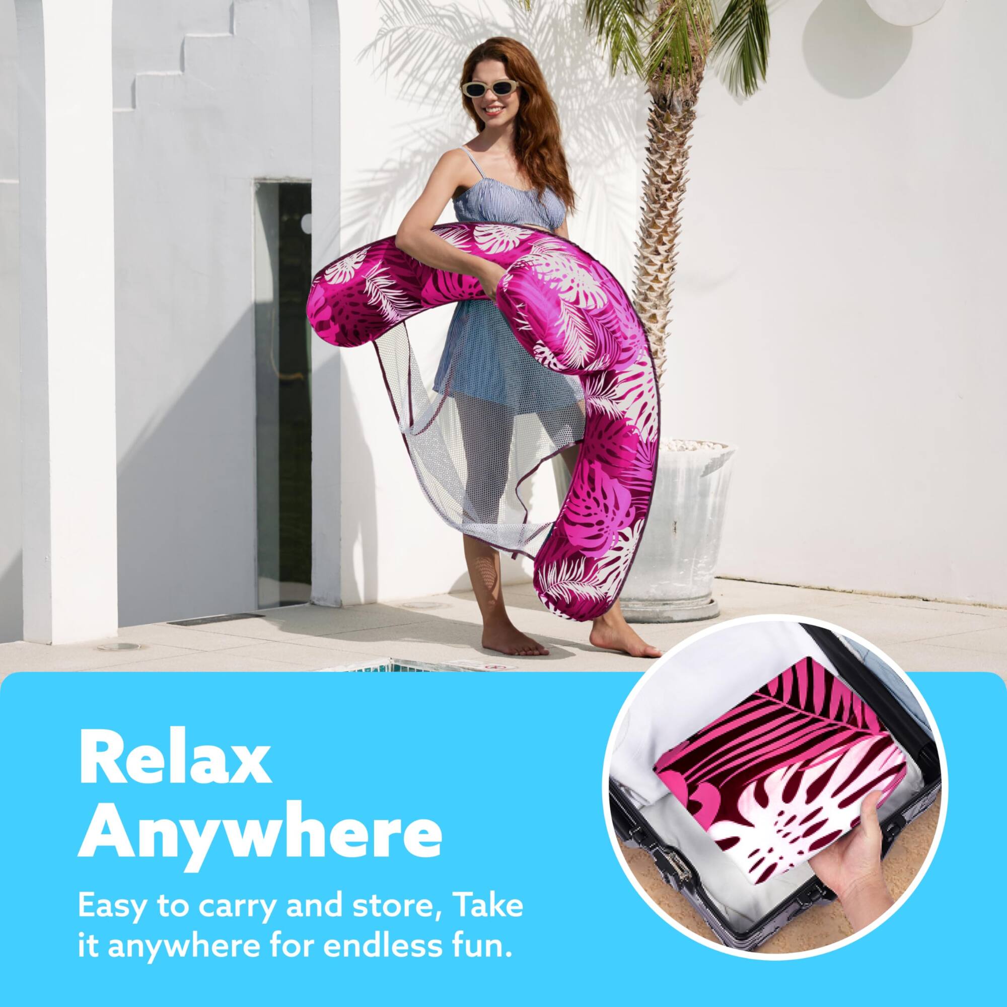 Relax Anywhere

Easy to carry and store, take it anywhere for endless fun.