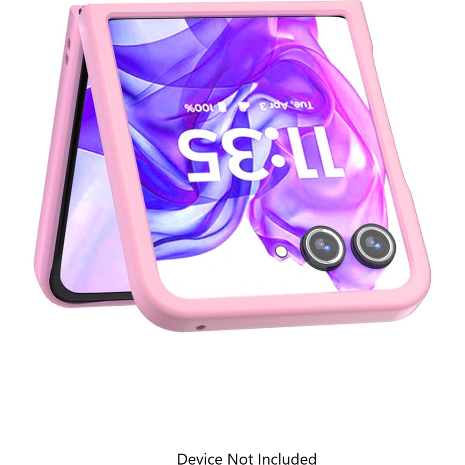 The text on the image is "100% 3 Apr Tue, 11:35 LL Device Not Included."