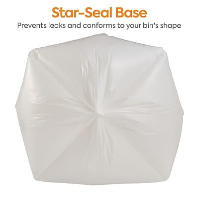 Star-Seal Base  
Prevents leaks and conforms to your bin's shape
