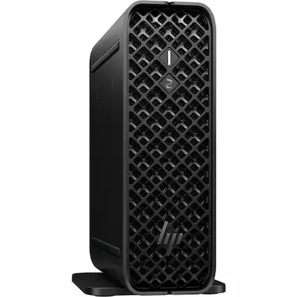 Front. HP - HP Z2 Mini G1i Workstation - Intel Core Ultra 9 285 - 32 GB - 1 TB SSD - Mini PC - Black - Intel W880 Chip - Windows 11 - Black.